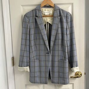 Treasure and Bond plaid blazer